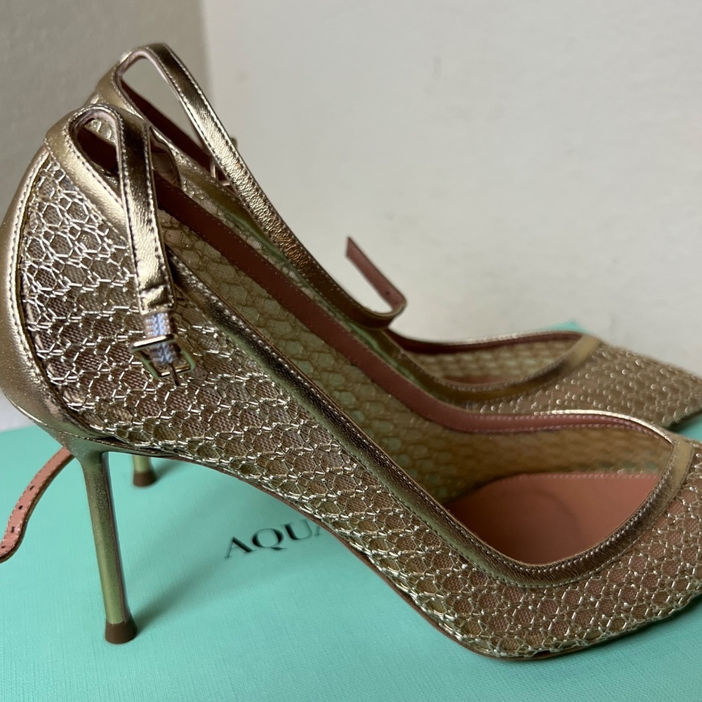 Aquazzura Asha Mesh Pump 85 Women's Size: 6.5 | IT 36.5 - Picture 6 of 8